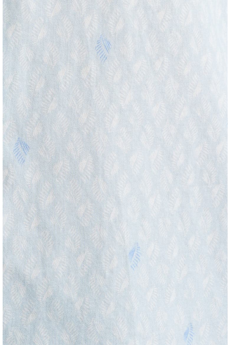 Whitehaven Abstract Print Short Sleeve Cotton & Lyocell Button-Up Shirt, Alternate, color, STREAM BLUE