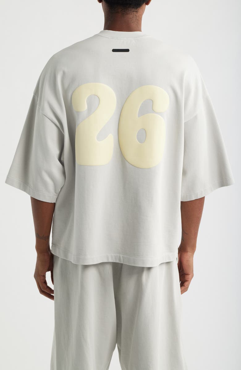 Fear of God Essentials Merch Graphic Cotton T-Shirt, Alternate, color, Washed Overcast