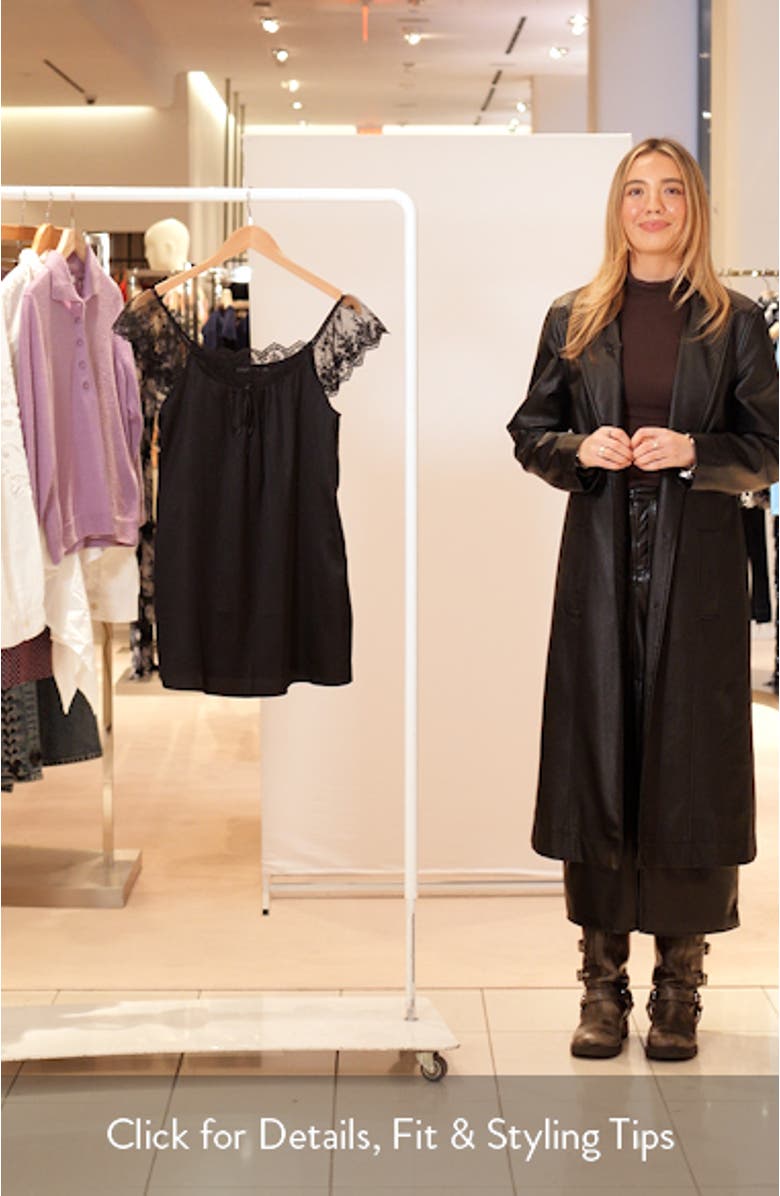 Lace Cap Sleeve Minidress, sales video thumbnail