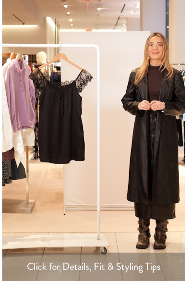 Lace Cap Sleeve Minidress video