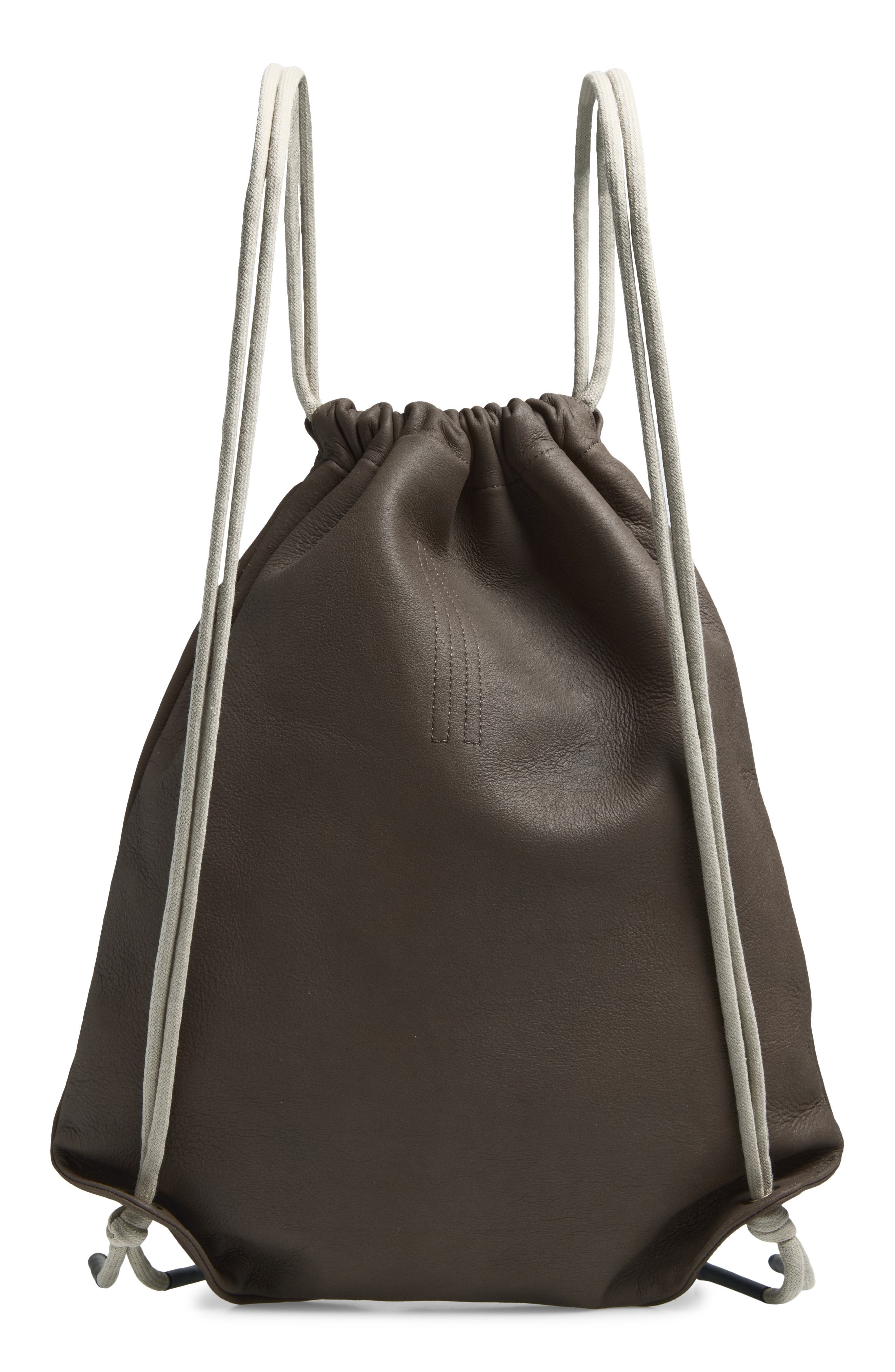 Rick Owens Drawstring Bag, Alternate, color, Dust/ Pearl