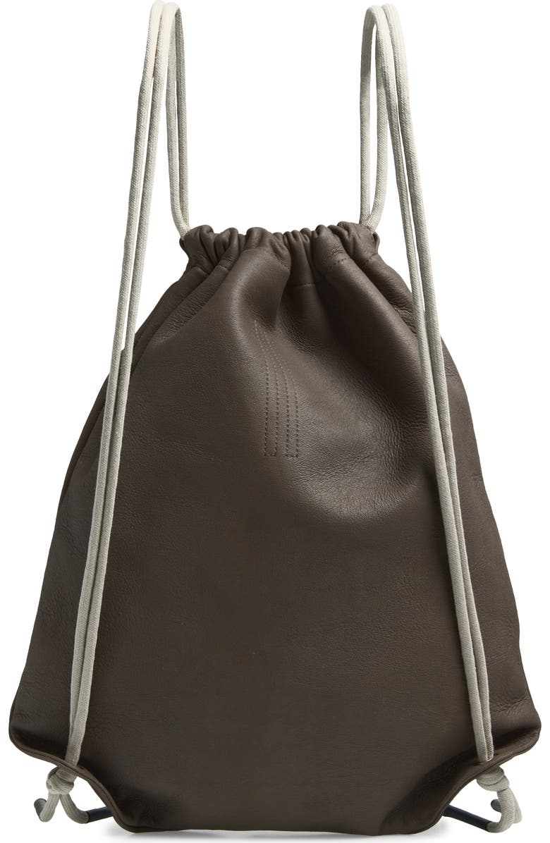 Rick Owens Drawstring Bag, Alternate, color, Dust/ Pearl