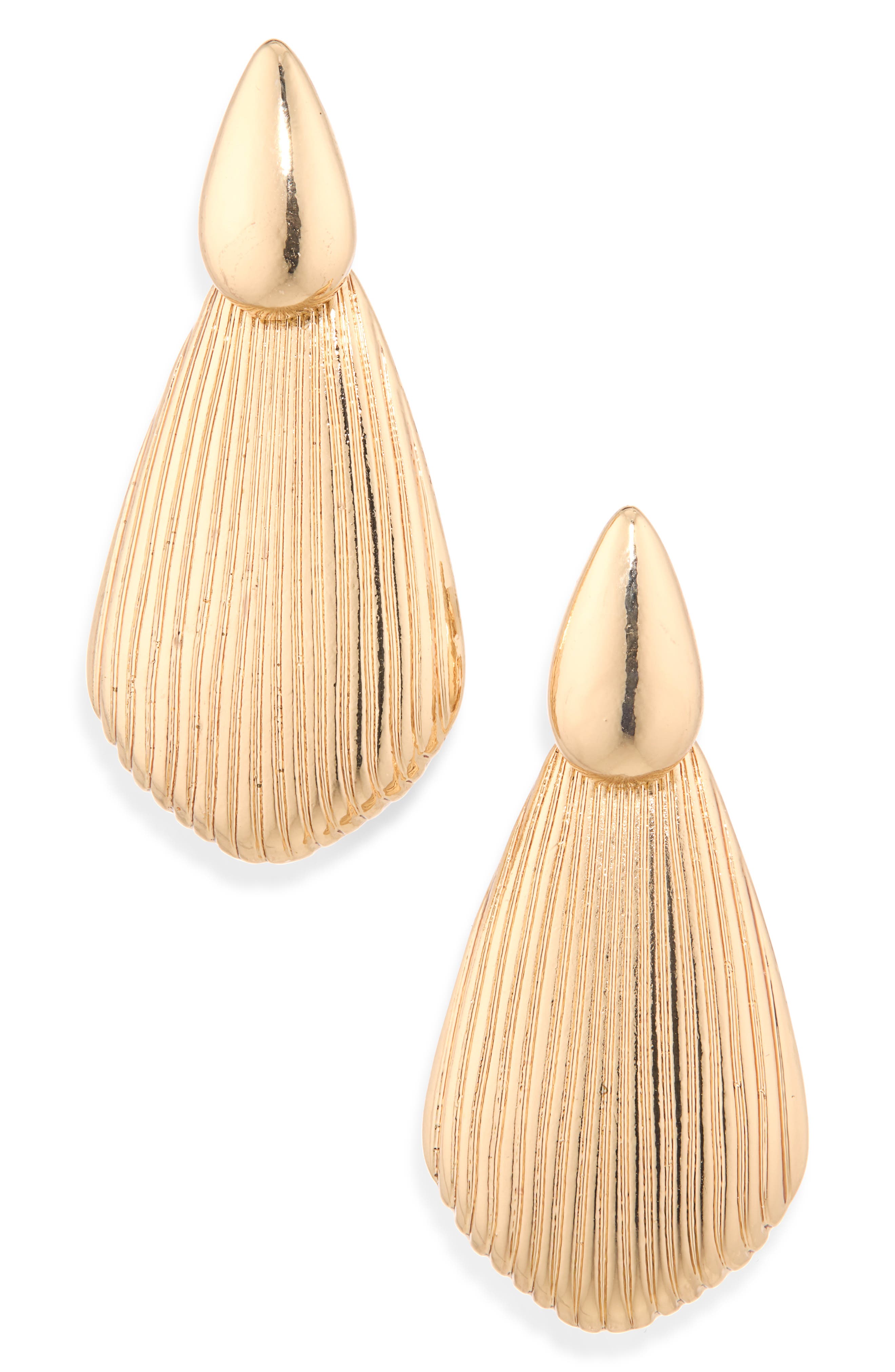 Textured Teardrop Earrings