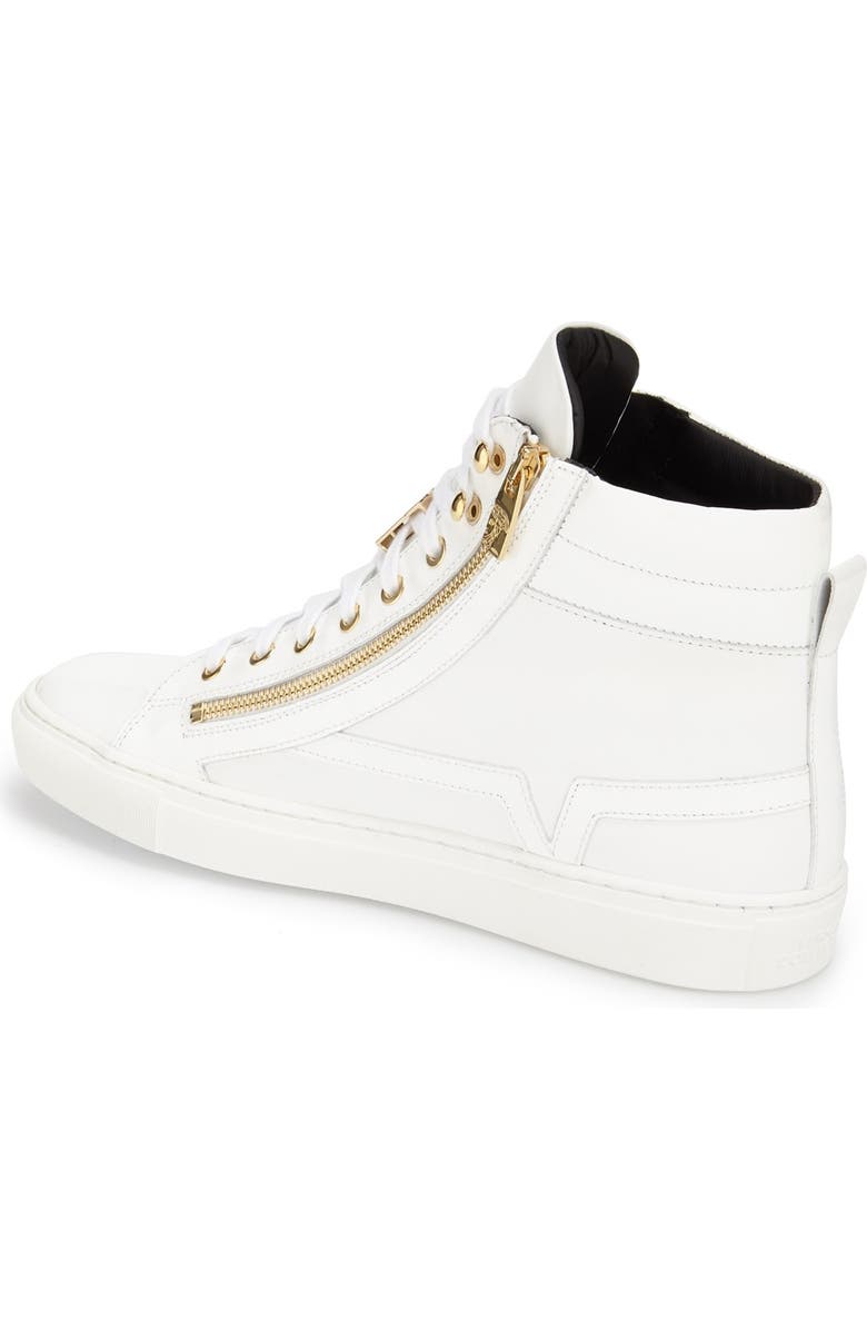 Versace Collection High Top Sneaker, Alternate, color,