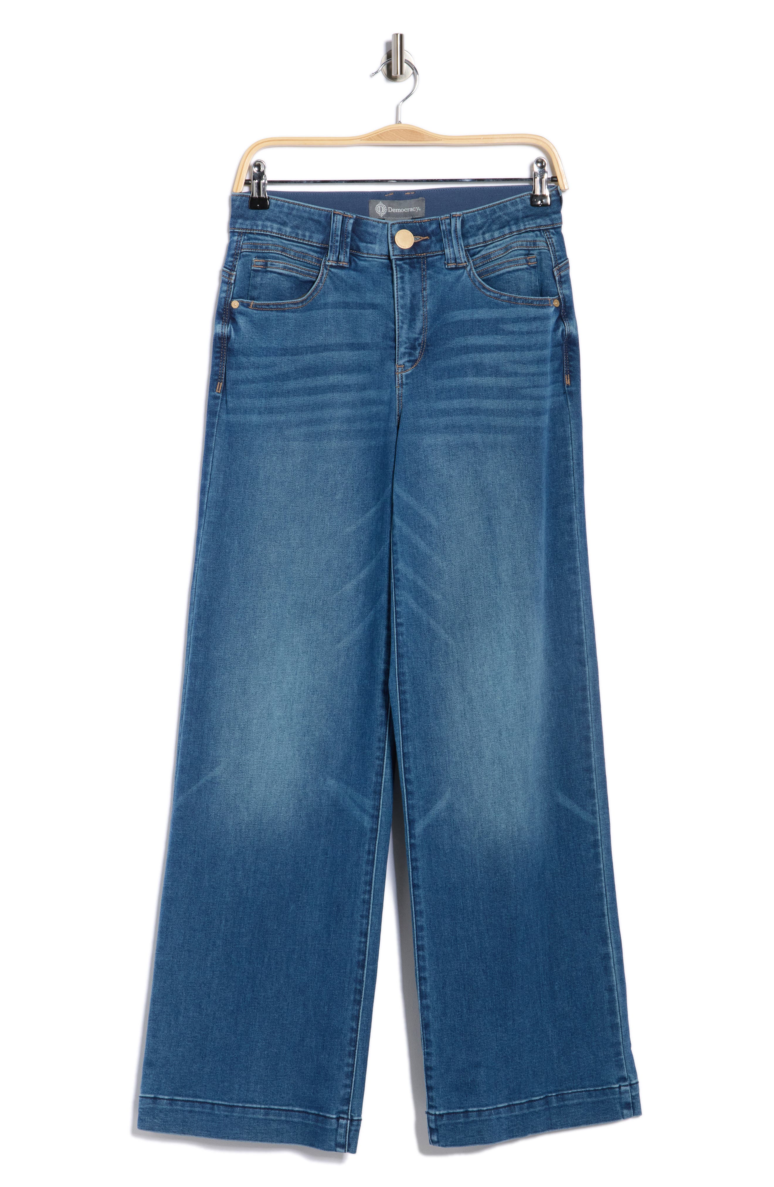 AB Tech High Waist Wide Leg Jeans (Women) | Nordstromrack