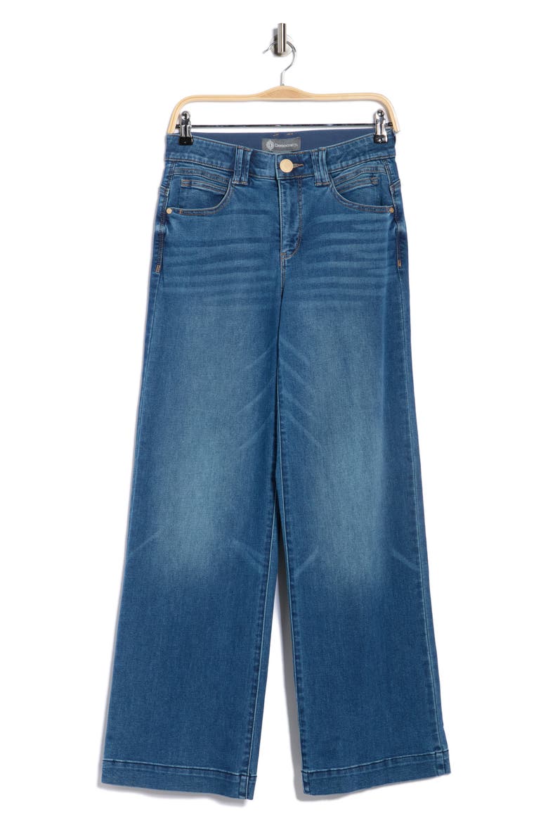 AB Tech High Waist Wide Leg Jeans, Alternate, color, BLUE