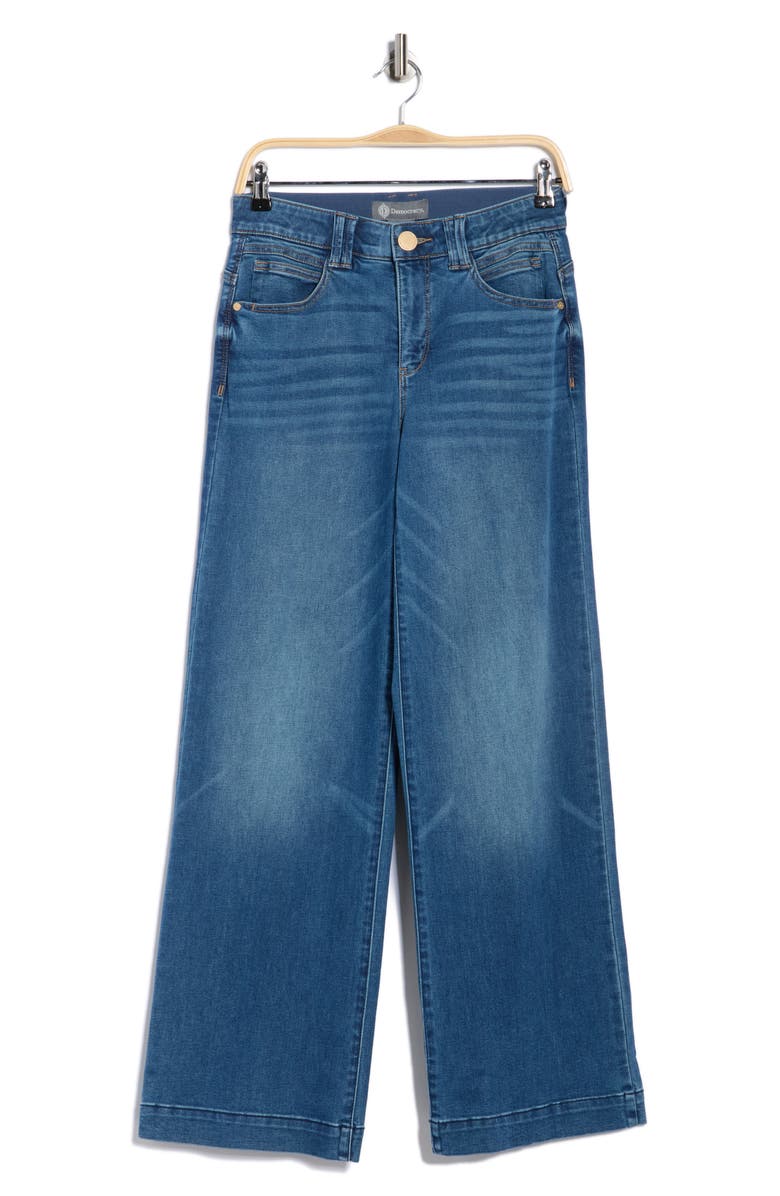 Democracy AB Tech High Waist Wide Leg Jeans, Alternate, color, Blue