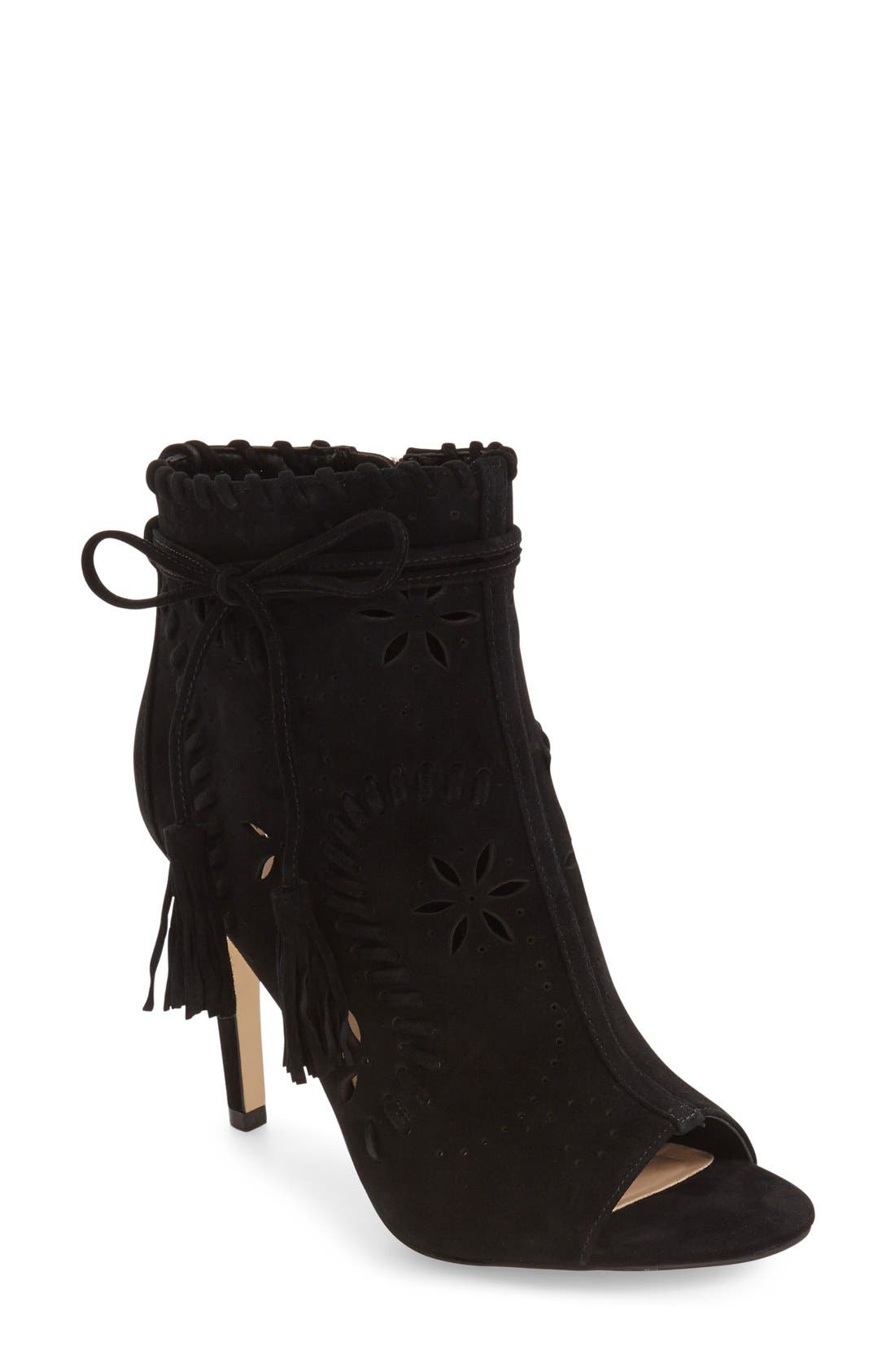 Ivanka Trump 'Daner' Open Toe Bootie, Main, color, 