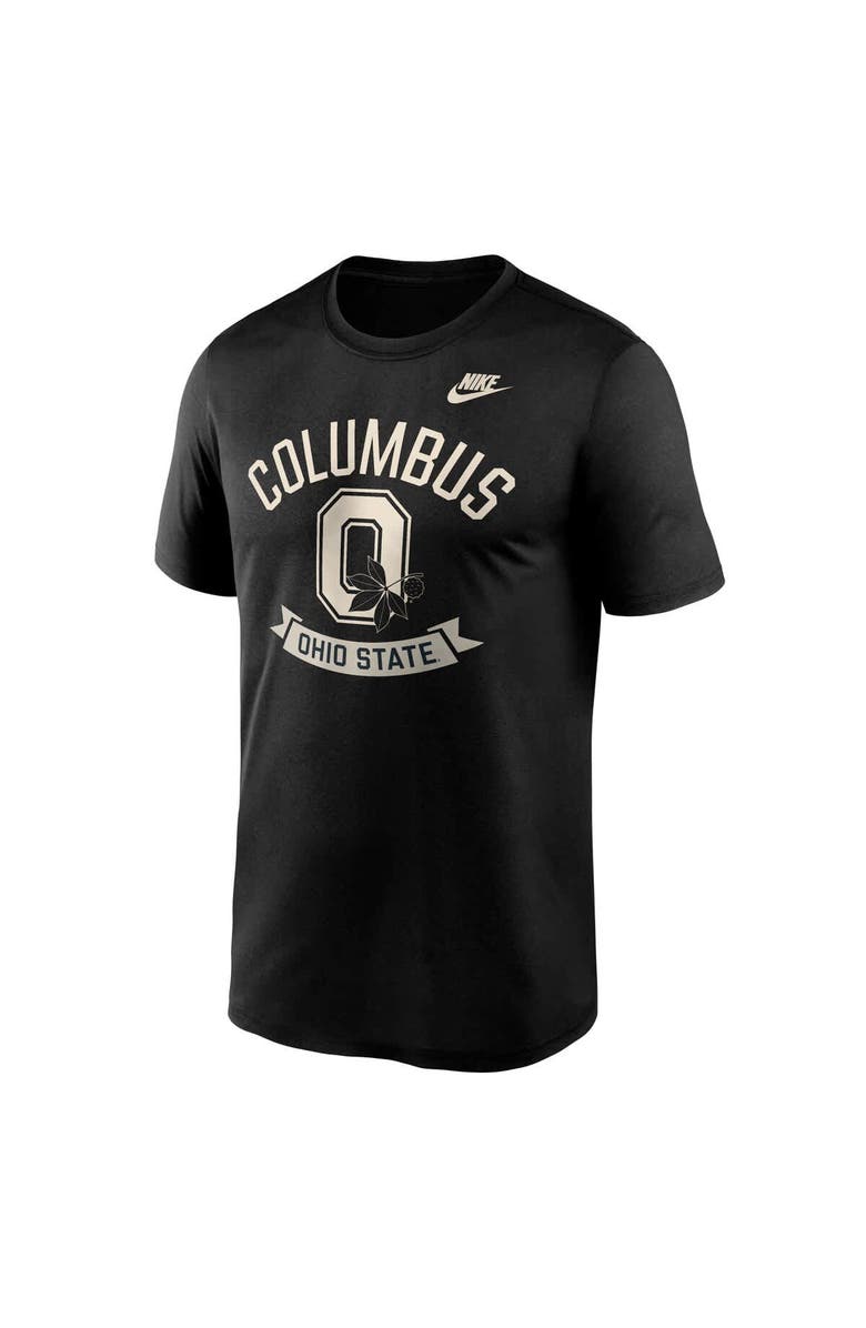Nike Men's Nike Black Ohio State Buckeyes Fashion Hometown Legend Dri-FIT T-Shirt, Alternate, color, Black