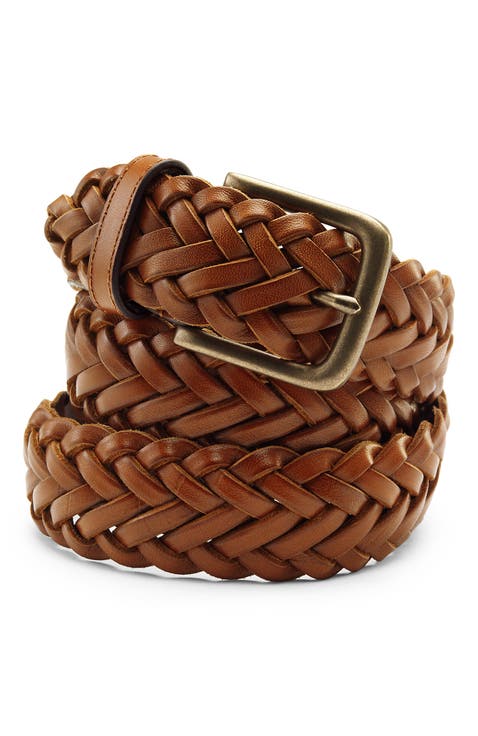 Leather Braid Belt