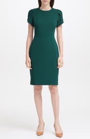 Calvin Klein Tulip Sleeve Sheath Dress