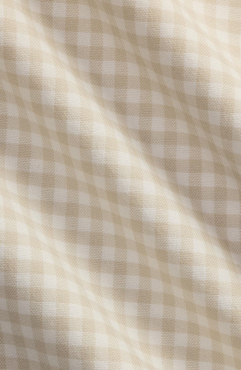 Polo Ralph Lauren Classic Fit Gingham Check Cotton Button-Down Oxford Shirt, Alternate, color, Basic Sand White