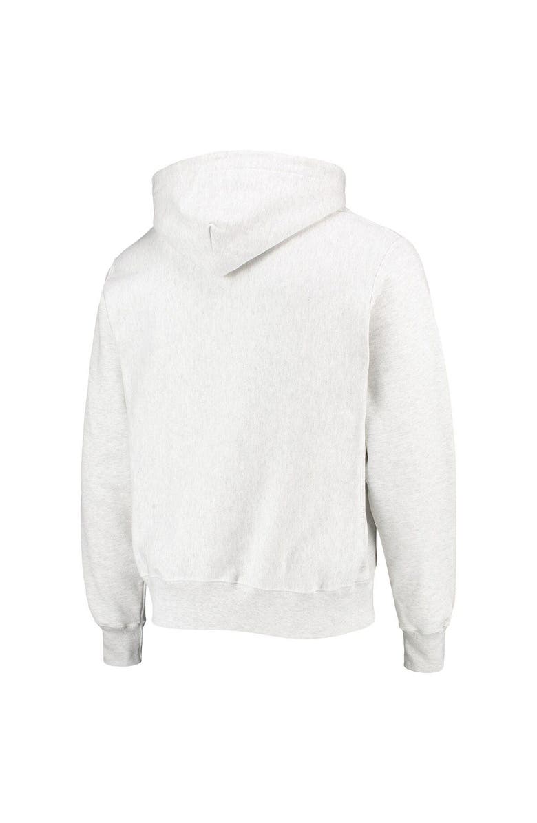 Champion Men's Champion Heathered Gray Pitt Panthers Team Vault Logo Reverse Weave Pullover Hoodie, Alternate, color, 