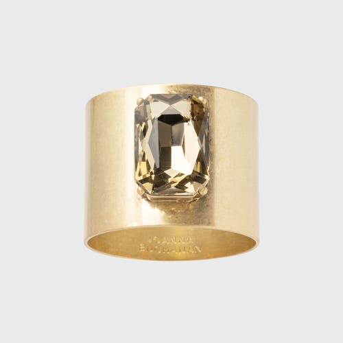 Joanna Buchanan Single Gem Napkin Rings, Set Of Two In Gold