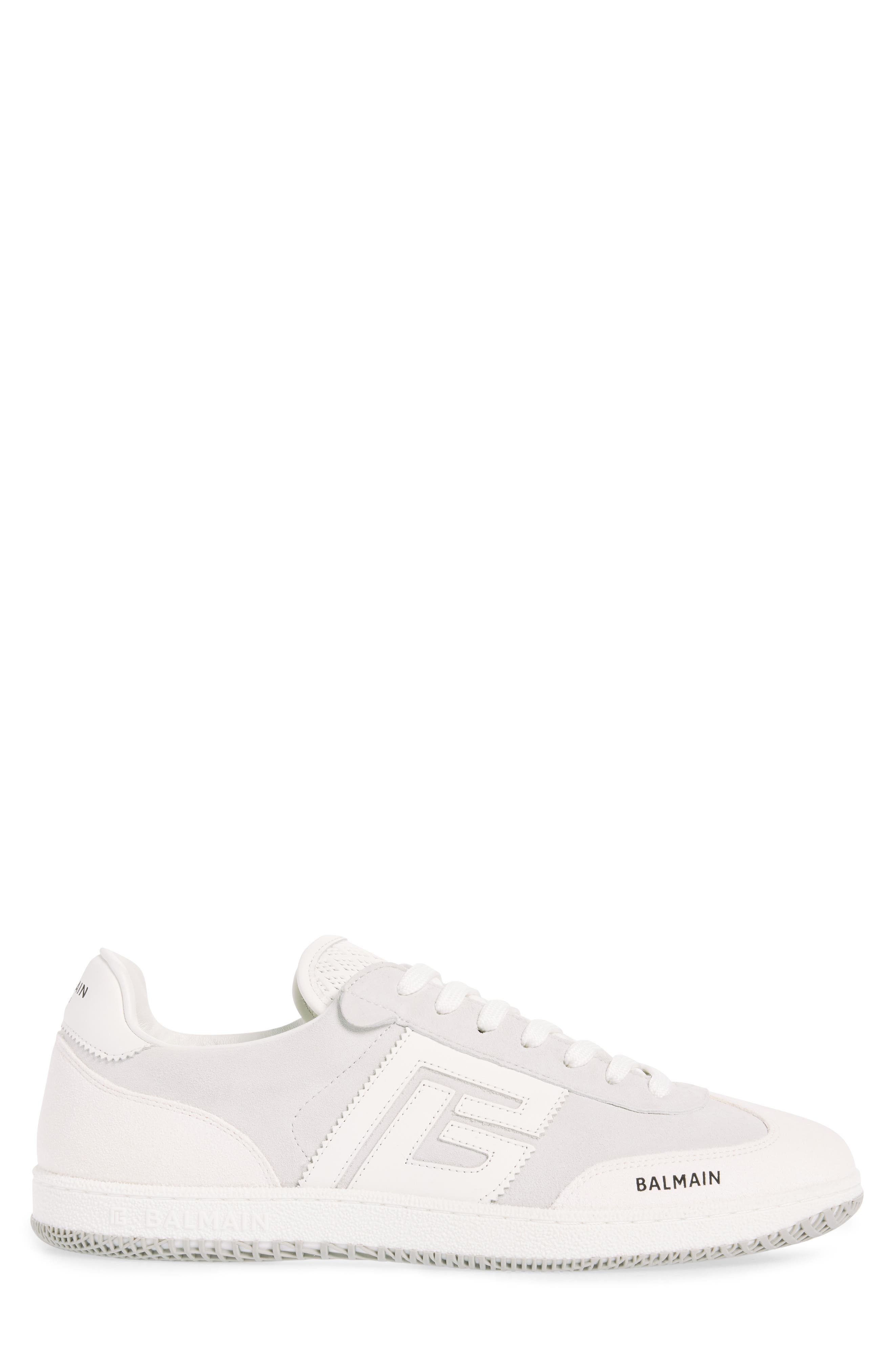 Balmain Swan Sneaker, Alternate, color, 