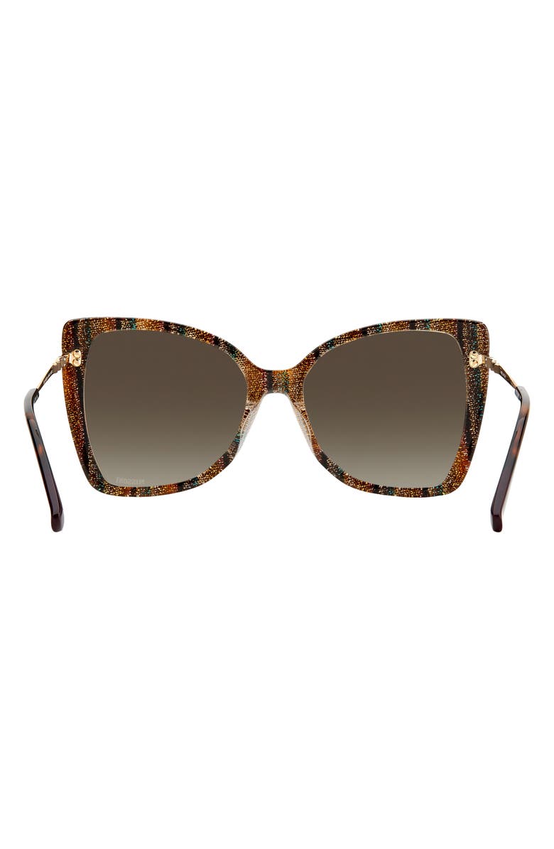 Missoni 58mm Gradient Cat Eye Sunglasses, Alternate, color,