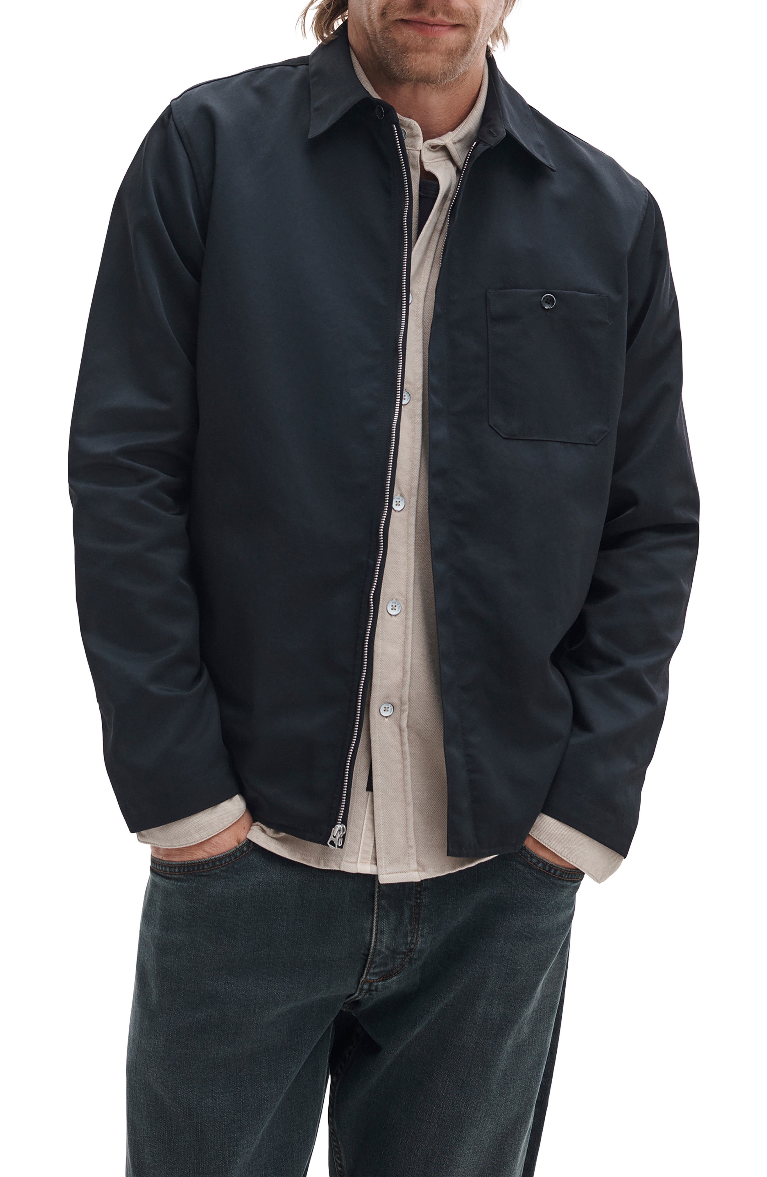 Karl Zip Shirt Jacket