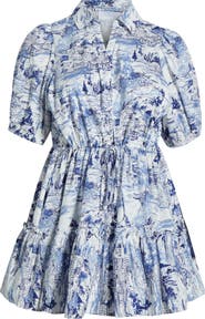SUGARLIPS Francine Cotton Toile Minidress