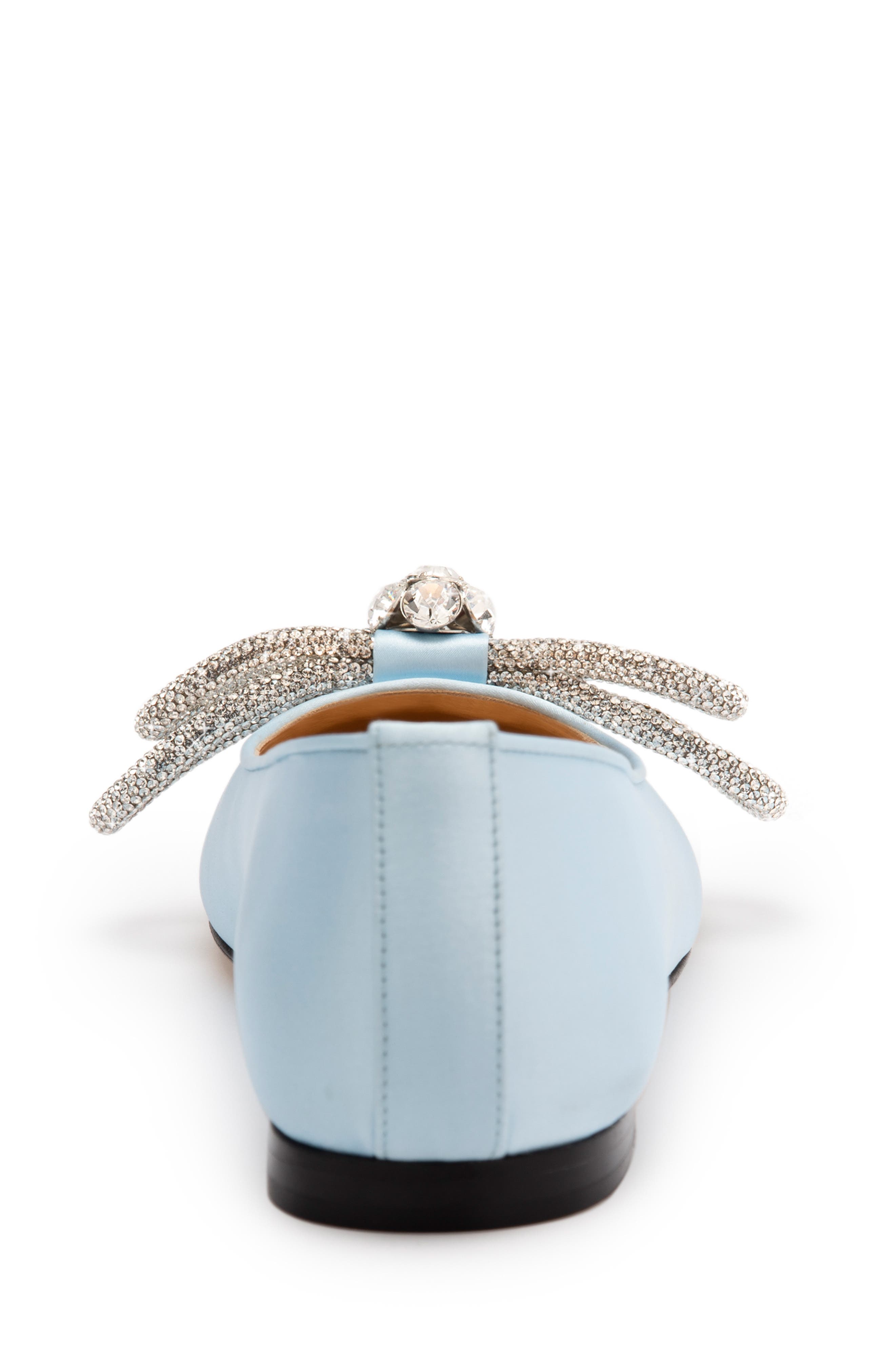 Mach & Mach Double Crystal Bow Ballerina Flat, Alternate, color, 