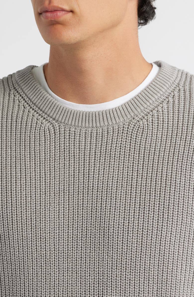 ALEX CRANE Bay Organic Cotton Sweater, Alternate, color, Steel