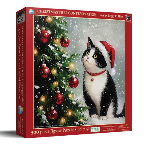 Christmas Tree Contemplation 500 piece Jigsaw Puzzle for Adults