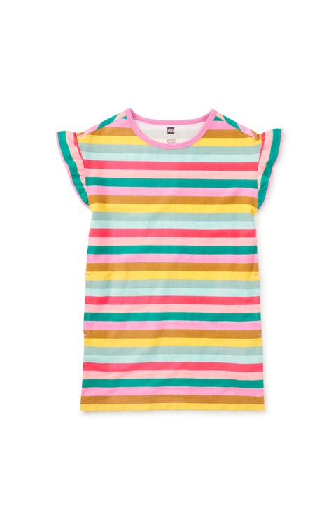 Flutter Sleeve Shift Dress (Toddler, Little Kid, Big Kid)