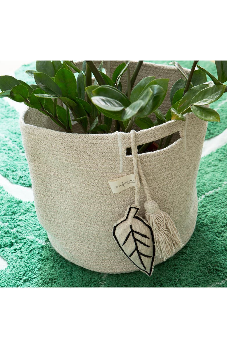 Lorena Canals Basket Leaf Natural, Alternate, color, Natural