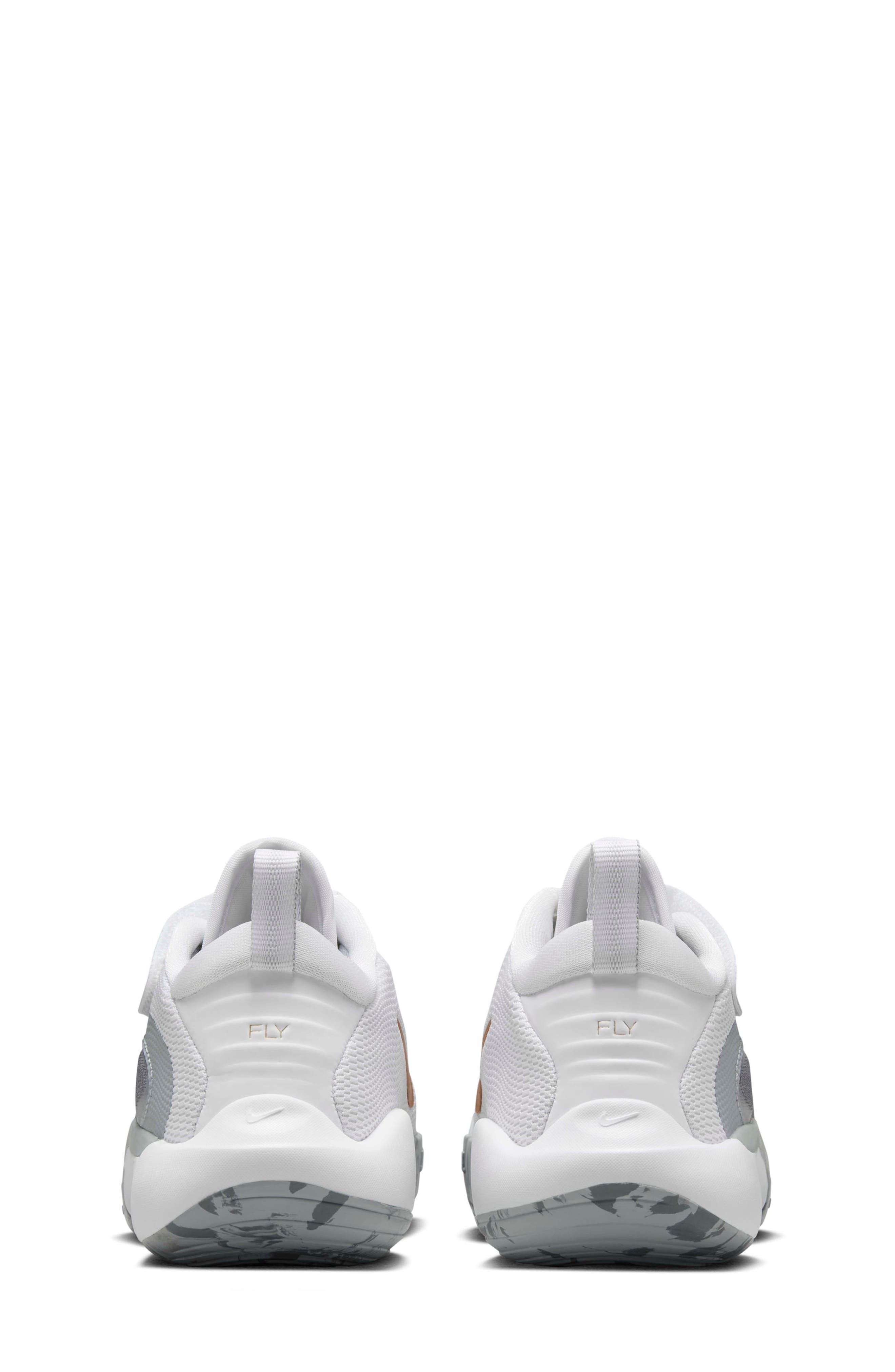 Nike IsoFly Basketball Shoe, Alternate, color, 100 White/Cool Grey/Wolf