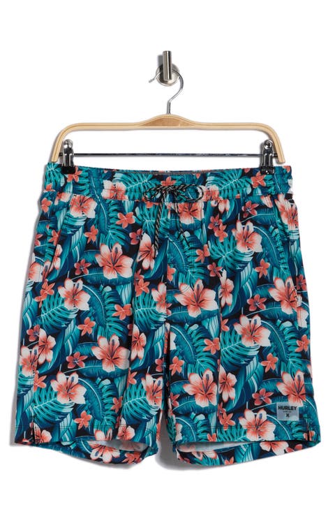 Cabana Floral Volley Swim Shorts
