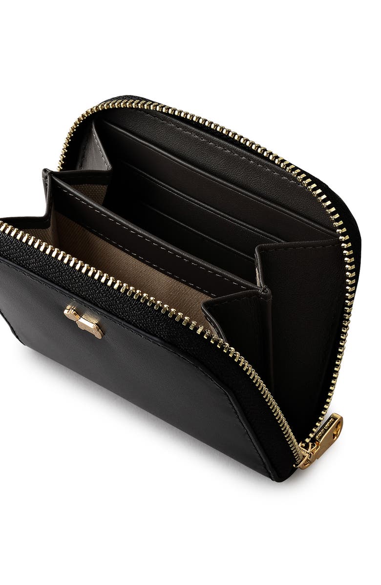 Radley Small Percy Grove Leather Zip Wallet, Alternate, color, Black