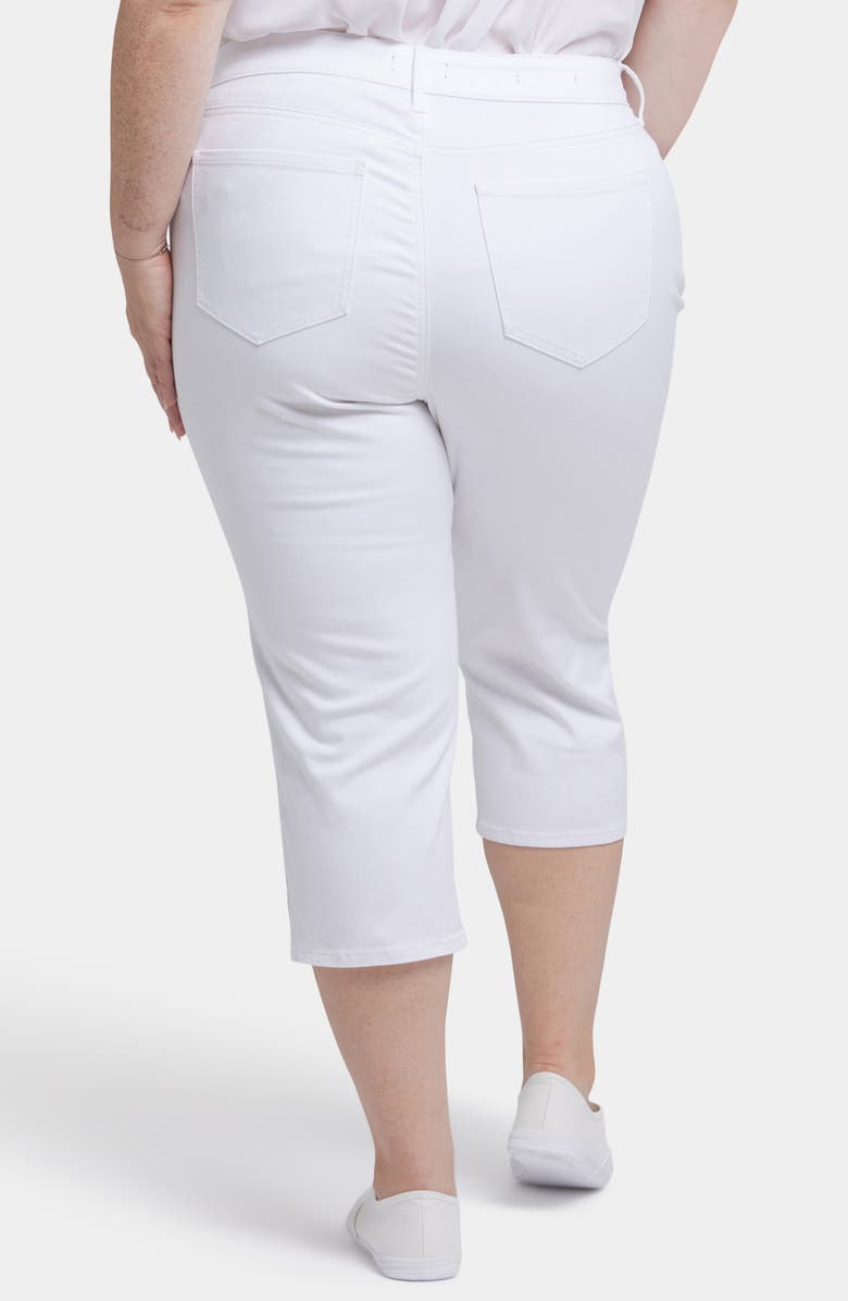 NYDJ Marilyn Crop Straight Leg Jeans, Alternate, color, Optic White