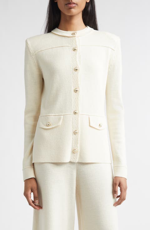 Courtney Legacy Crepe Knit Jacket