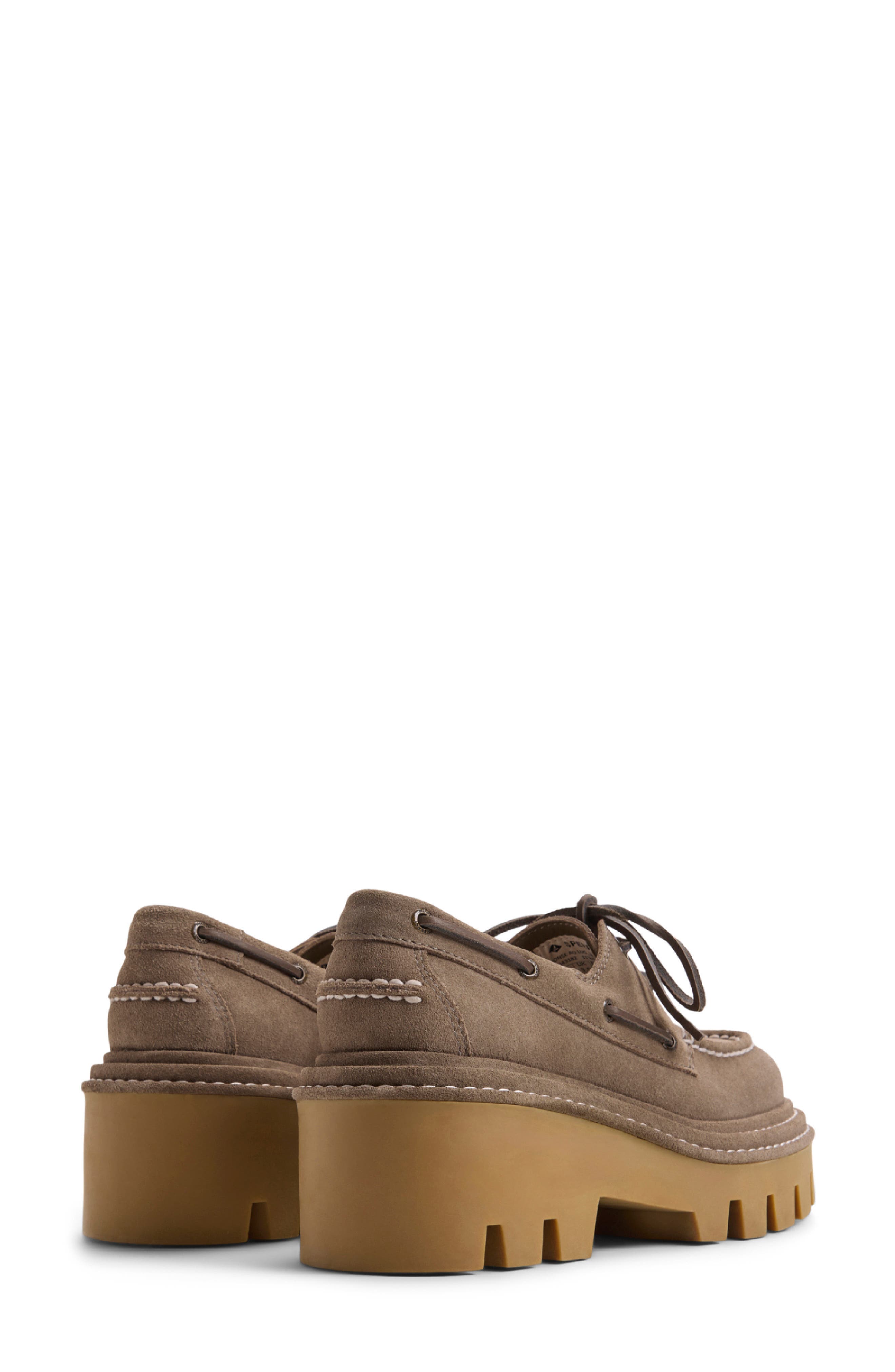 x MONSE Authentic Original 2-Eye Lug Boat Shoe, Alternate, color, KHAKI