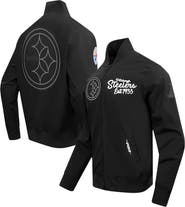 PRO STANDARD Men's Pro Standard Black Pittsburgh Steelers Paint The City Twill Full-Zip Jacket