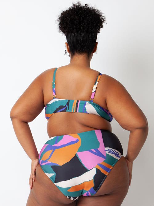 Villa Fresca Blake Bikini Swim Bottoms In Lush