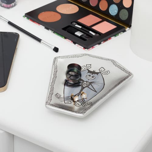 Disney The Nightmare Before Christmas Jack Skellington Trinket Tray In Metallic