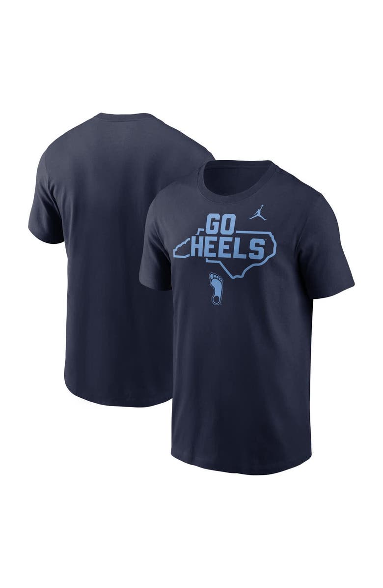 Jordan Brand Men's Jordan Brand Navy North Carolina Tar Heels Campus Local T-Shirt, Alternate, color, Navy