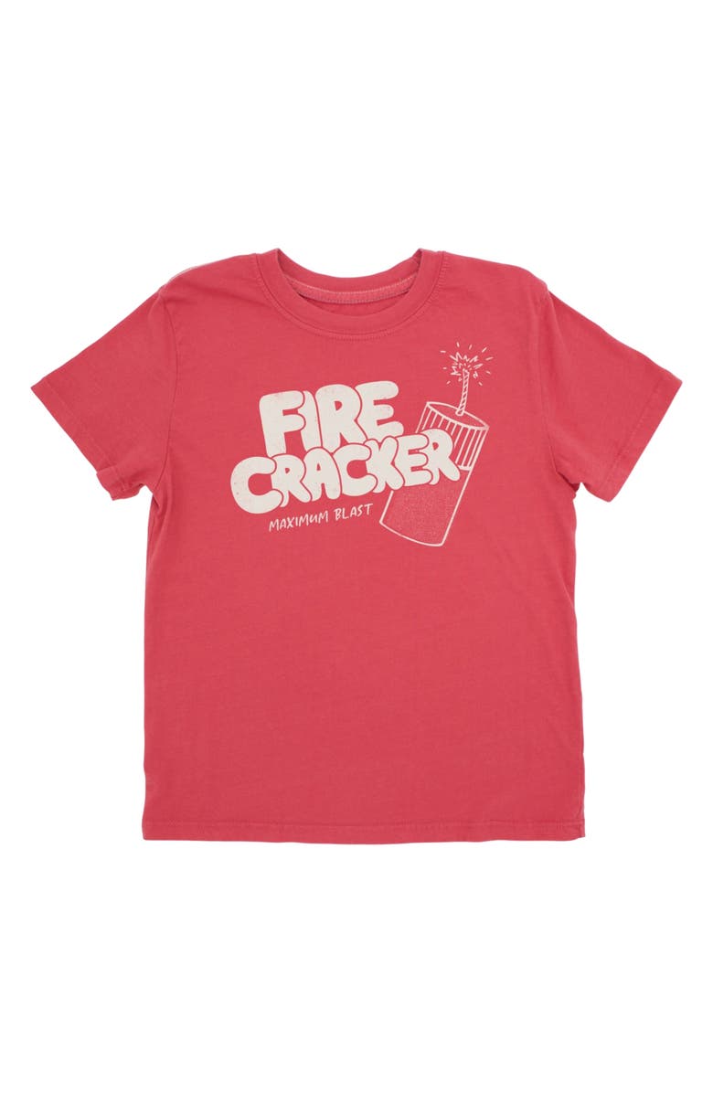 Feather 4 Arrow Fire Cracker Vintage Graphic T-Shirt, Main, color, 