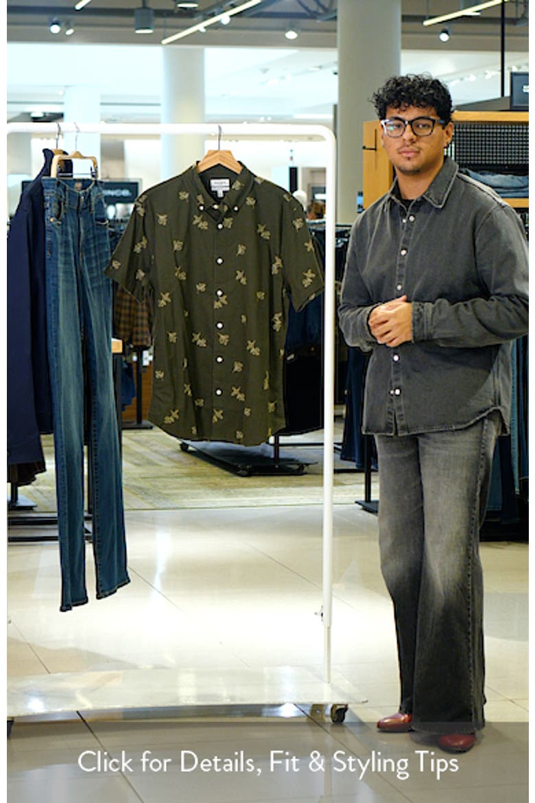 Montauk Embroidered Short Sleeve Button-Down Shirt video