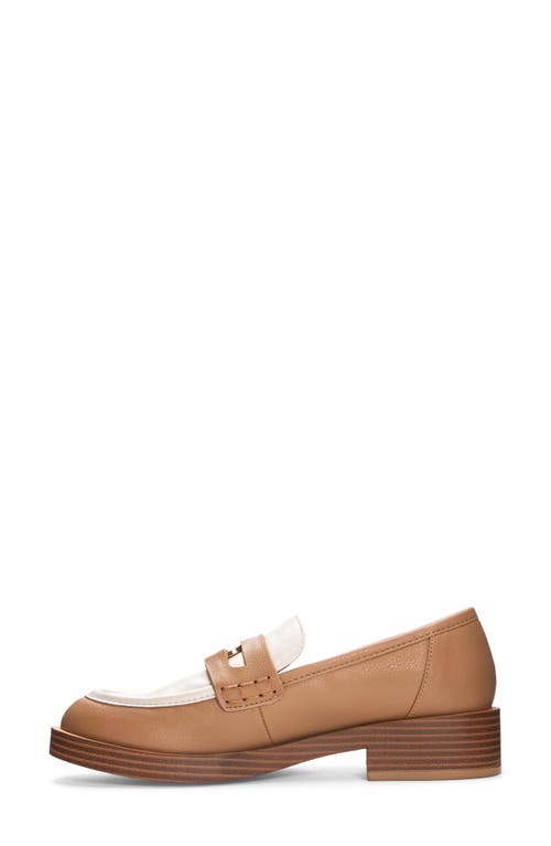 Chinese Laundry Porter Platform Penny Loafer In Bone/camel