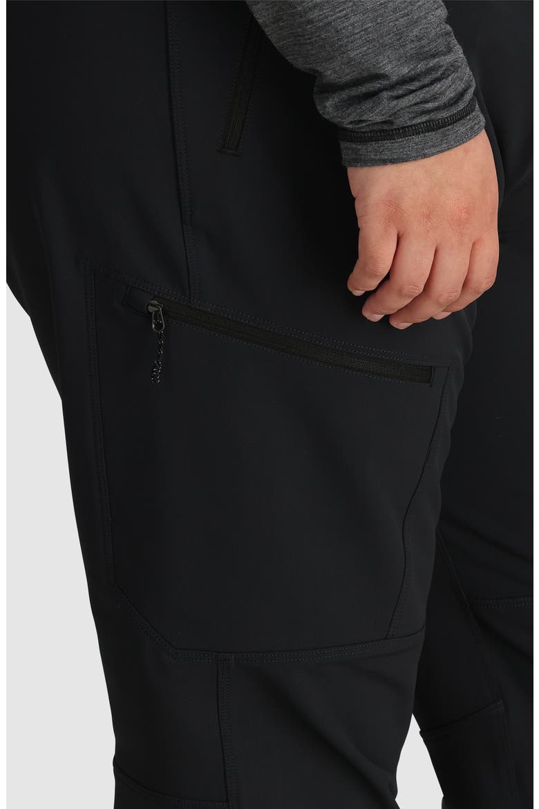 Cirque III Snow Pants, Alternate, color, BLACK