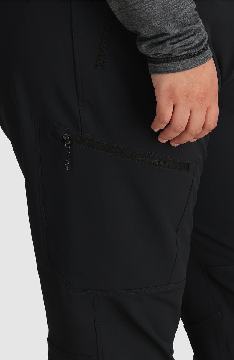 Outdoor Research Cirque III Snow Pants, Alternate, color, Black