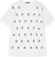 Marina Rinaldi Reed Embellished Cotton T-Shirt