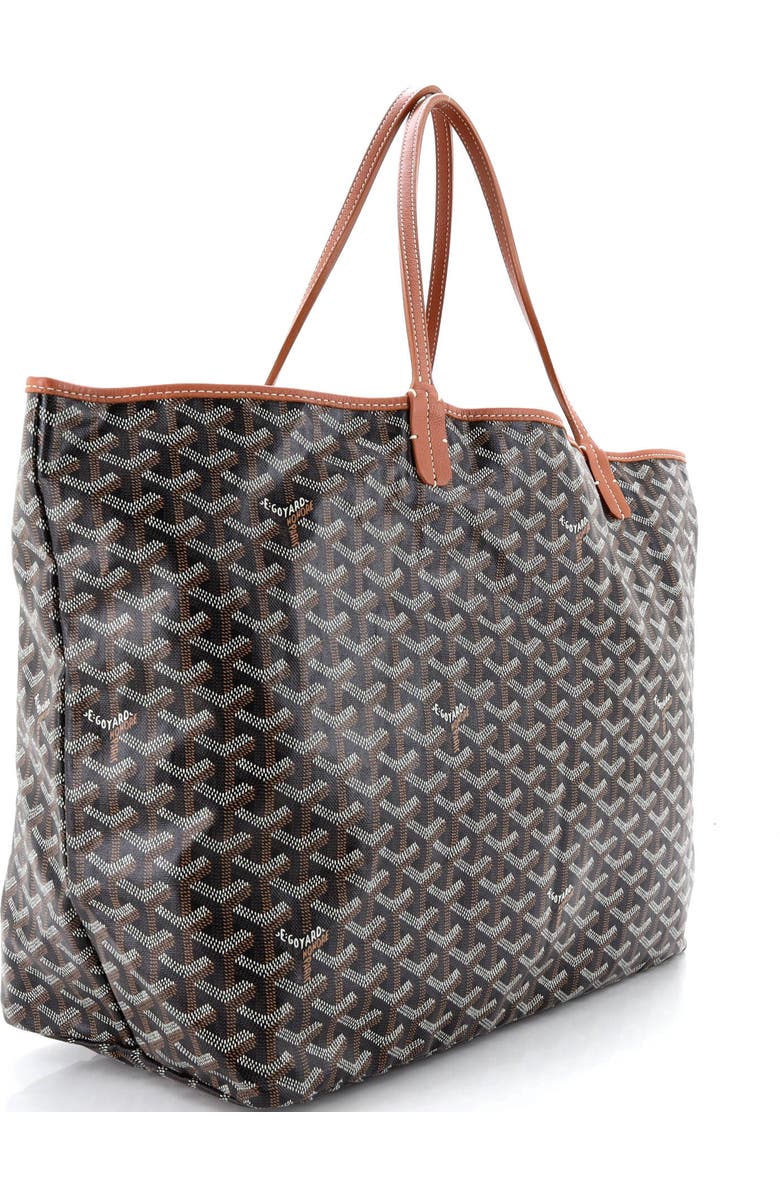 Pre-Owned Goyard Saint Louis Tote Coated Canvas GM, Alternate, color, Brown