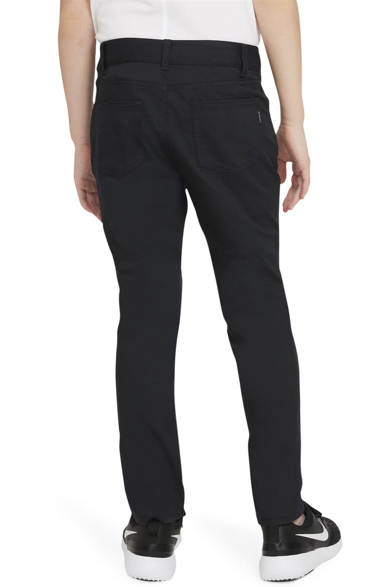 Kids' Dri-FIT Golf Pants, Alternate, color, BLACK
