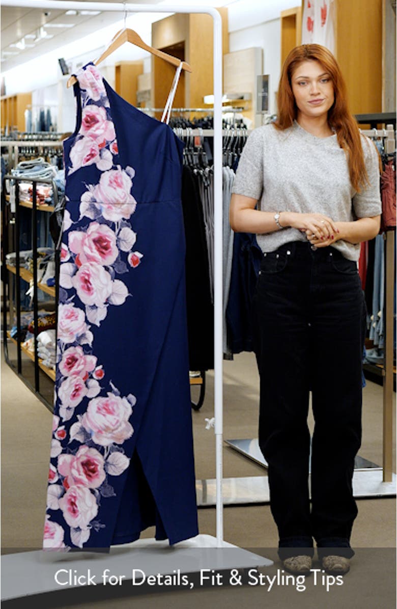 Carissa One-Shoulder Gown, sales video thumbnail