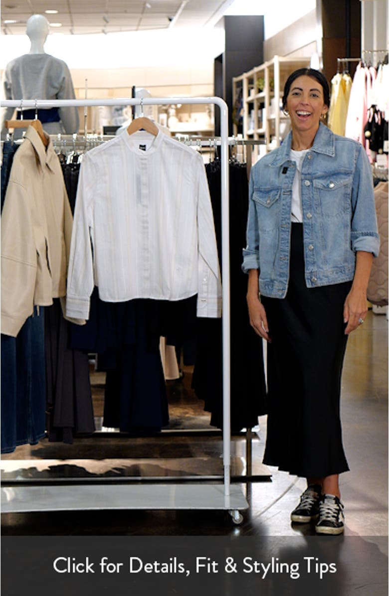 Bertyna Monday Cotton Button-Up Shirt, sales video thumbnail