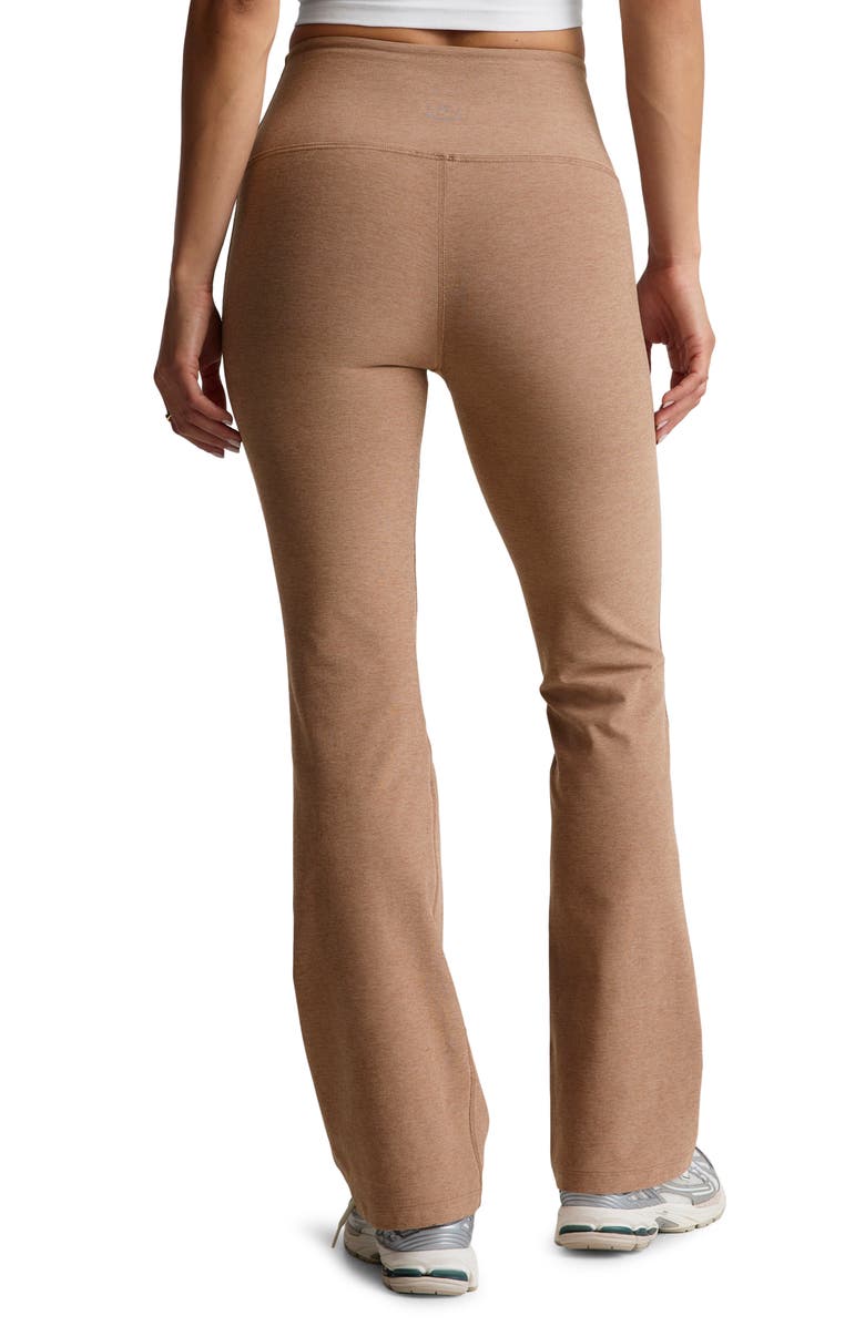Beyond Yoga Practice Space Dye High Waist Pants, Alternate, color, Desert Sand Heather