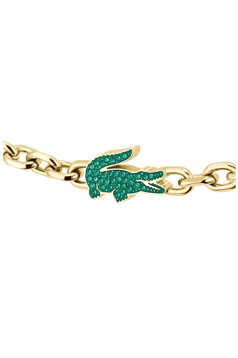 Arthor Crocodile Chain Bracelet, Alternate, color, GOLD