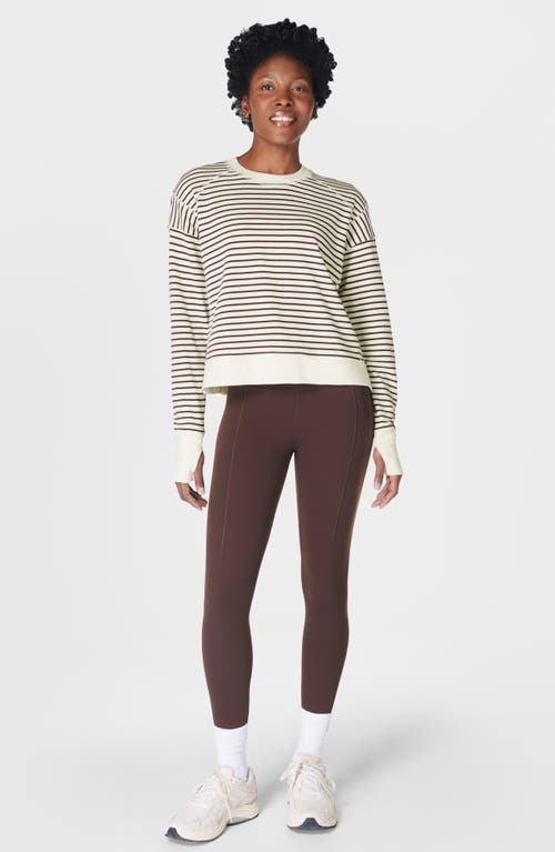 Sweaty Betty After Class Crop Sweatshirt In Gray